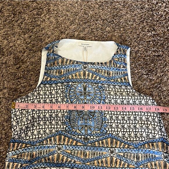 Max Studio Printed Shirt Dress - Picture 8 of 9